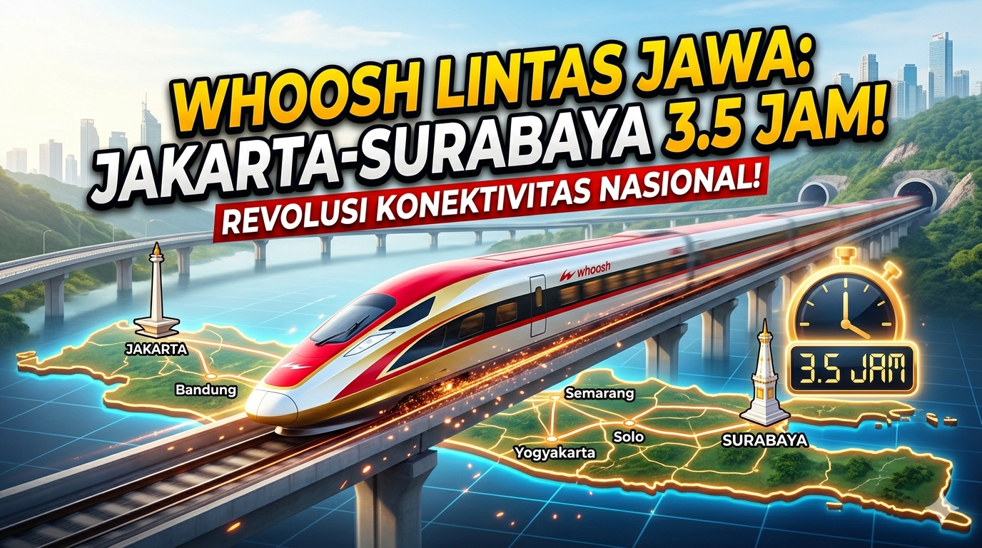 Revolusi Konektivitas: Proyek Perpanjangan Kereta Cepat Jakarta-Surabaya Resmi Masuk Tahap Konstruksi Utama